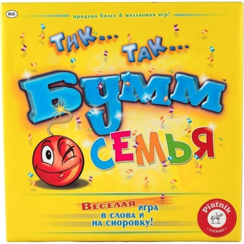 Board Game For Family Piatnik Tik Tak Bumm (Russian Language)
