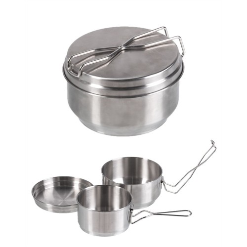 CZECH 3-PC. STAINLESS STEEL MESS KIT