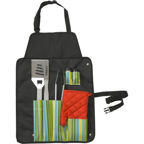 Barbecue Tools Set Cattara, 7pcs + Apron