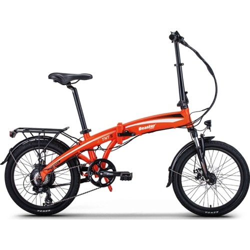 Electric Bike Beaster BS115O, 250W, 36V, 8.8Ah, Orange, Foldable