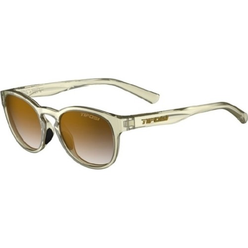 Sunglasses Tifosi Svago Crystal Champagne, Brown Lenses, With UV Protection