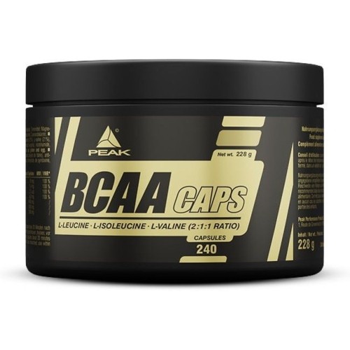 Peak BCAA CAPS 240 caps.