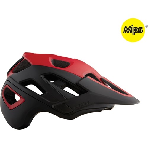 Cycling Helmet Lazer Jackal Mips, Size L, Red/Black