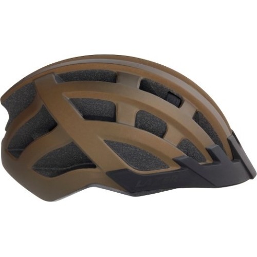 Kask rowerowy Lazer Petit, rozmiar 50-56cm, brązowy