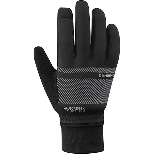 Gloves Shimano Infinium Primaloft Gloves Metallic Gray, Size XXL