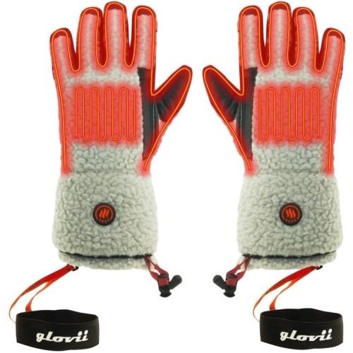 Heated Faux Shearling Gloves Glovii GS3