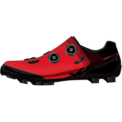 Buty kolarskie Shimano SH-XC702, rozmiar 42, czerwone