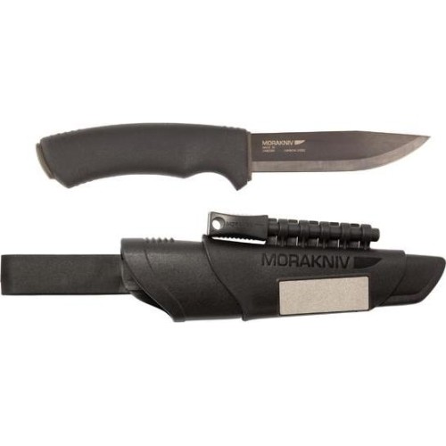 Knife Morakniv Bushcraft Survival, Carbon Steel, Black