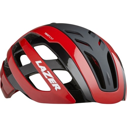 Kask kolarski Lazer Century, rozmiar S, czerwony, z lampką LED