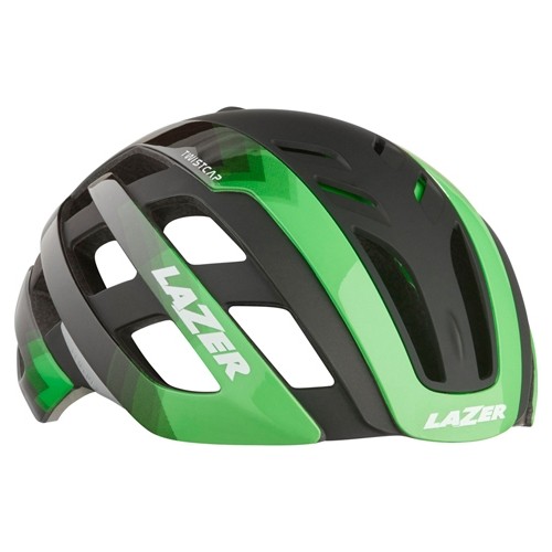 Cycling Helmet Lazer Century, Size S, Green/Black, With Led