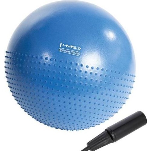 YB03 NEW 55CM NAVY BLUE GYM BALL HMS