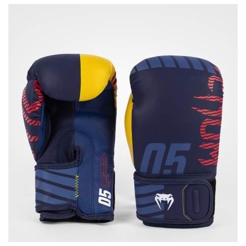 Rękawice bokserskie Venum Sport 05 - niebieskie/żółte
