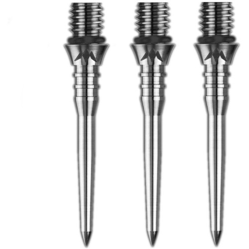 Dart Points Mission Titan Pro Ti Conversion Grooved Silver 26 mm - 3-Pack