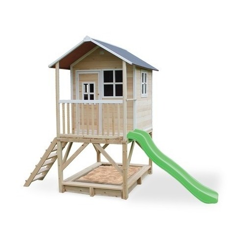 EXIT Loft 500 wooden playhouse - natural