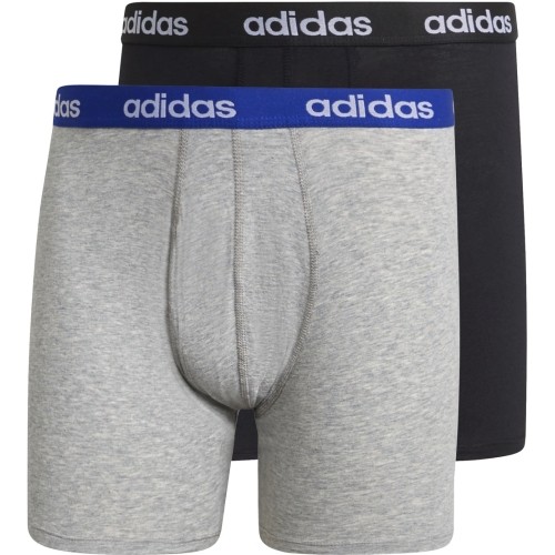 Adidas Apatiniai Vyrams Linear Brief 2p Black Grey