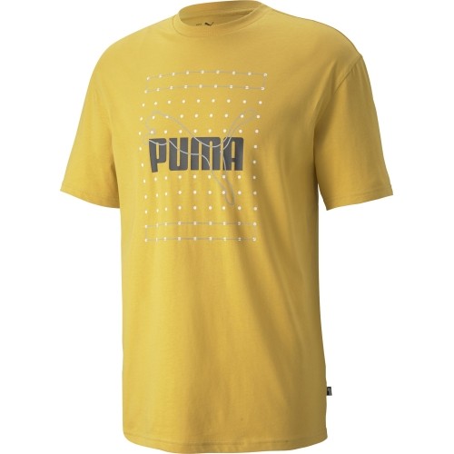 Puma Marškinėliai Vyrams Reflective Graphic Tee Yellow