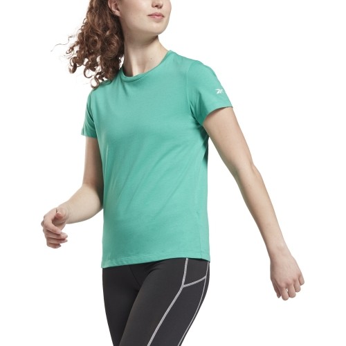 Reebok Palaidinė Moterims Wor Comm Cotton Tee Green