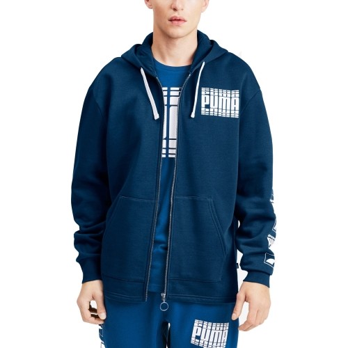 Puma Džemperis Rebel Bold FZ Hoody FL Blue