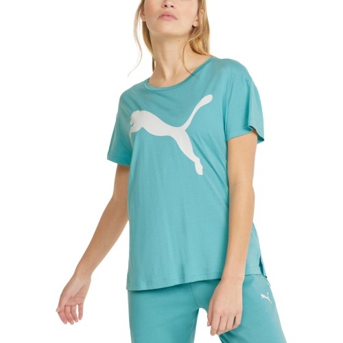 Puma Palaidinė Moterims Rtg Logo Tee Porcelain Mint 586454 61