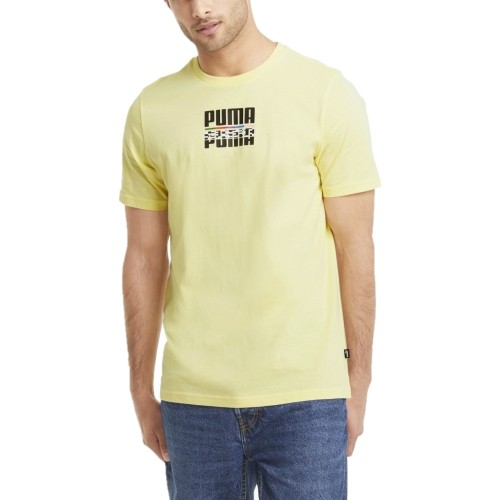 Puma Marškinėliai Core International Tee Yellow