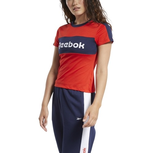 Reebok Palaidinė MoterimsTe Linear Logo Deta Red