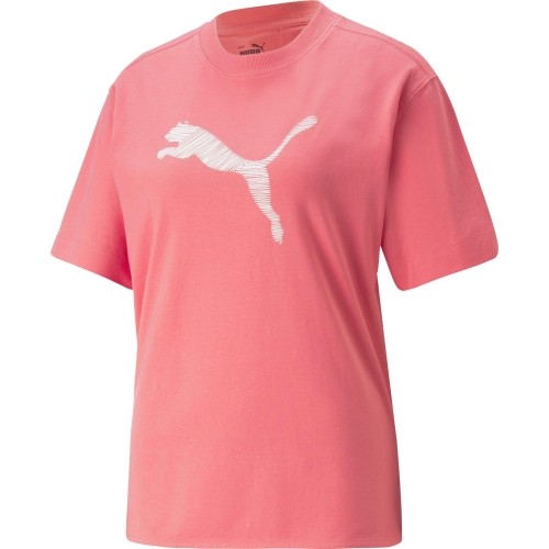 Puma Medvilninė Palaidinė Moterims Her Tee Loveable Pink 673107 63