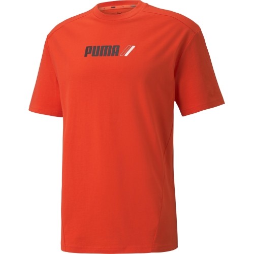 Puma Marškinėliai Vyrams Rad Cal Tee Grena Orange