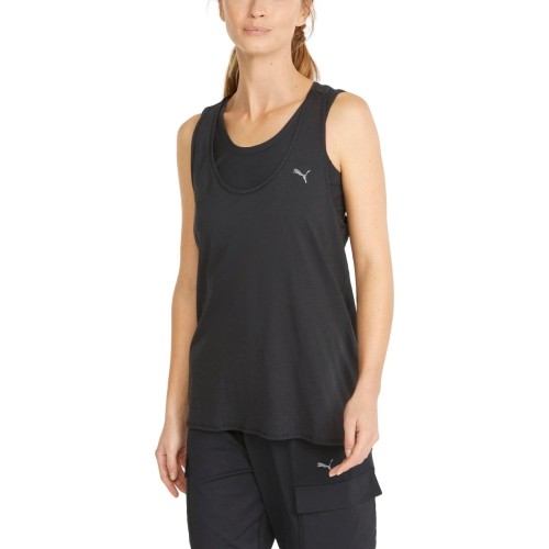 Puma Palaidinė Moterims Studio Foundation Relaxed Tee Black 521605 01