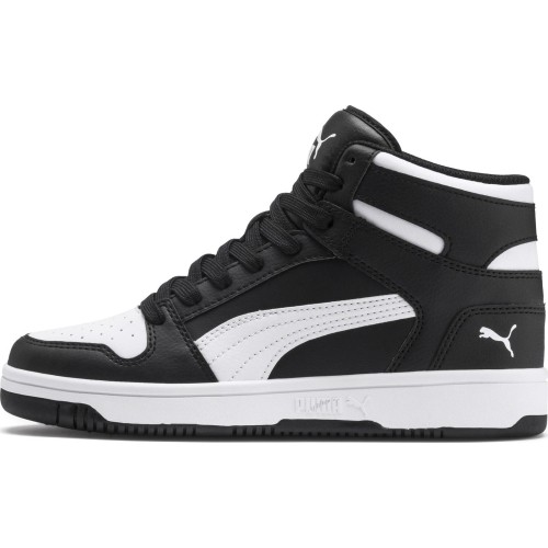 Puma Avalynė Paaugliams Rebound Layu Sl Jr Black White 370486 01