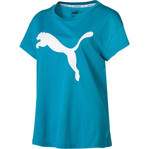 Puma Palaidinė Active Logo Tee Blue