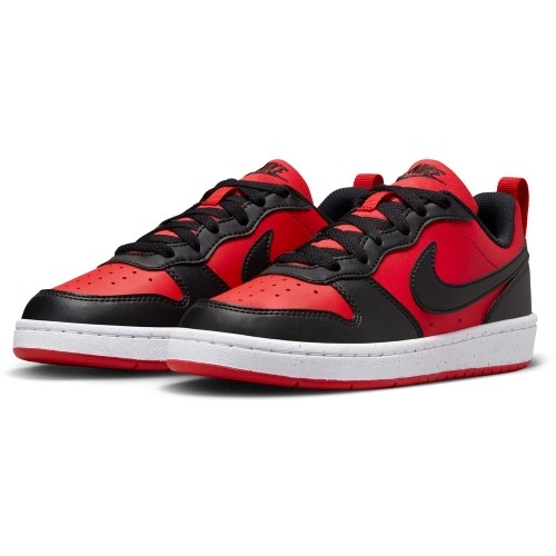 Nike Avalynė Paaugliams Court Borough Low White Red Black DV5456 600