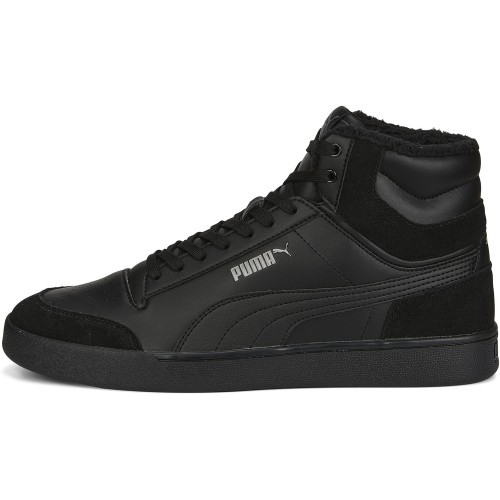 Puma Avalynė Vyrams Shuffle Mid Fur Flat Black 387609 01