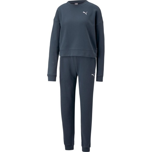 Puma Sportinis Kostiumas Moterims Loungewear Suit Blue 673702 16