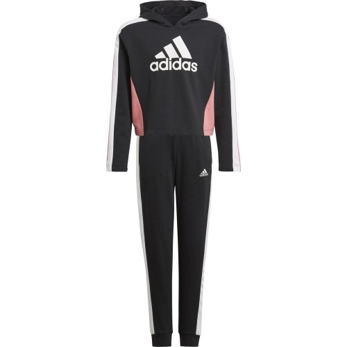 Adidas Sportinis Kostiumas Mergaitėms G Hooded Crop Ts Black