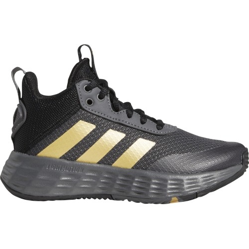 Buty koszykarskie Adidas OwnTheGame 2.0 Jr, szary/żółty