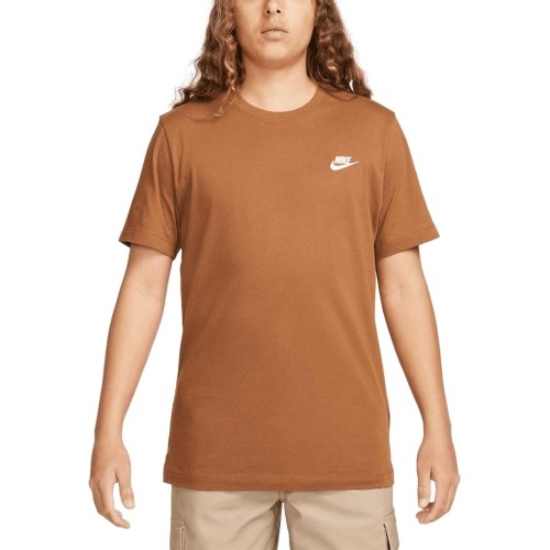 Nike Marškinėliai Vyrams M Nsw Club Tee Brown AR4997 281