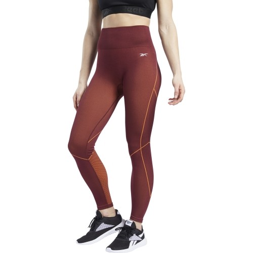 Reebok Tamprės Moterims Wor Myt Seamless 7/8 Maroon Burgundy