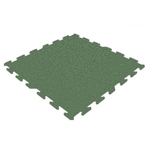 Gumowe płytki z bazą Standard - Puzzle, Zielone