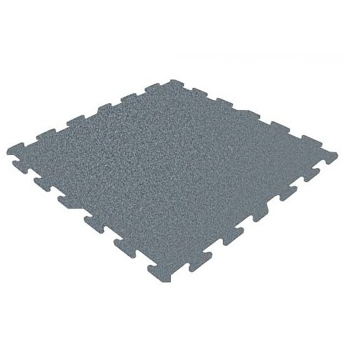 Rubber Tile Base Standard - Puzzle, Grey