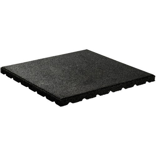 Multifunctional Rubber Tile Base Antishock - Black