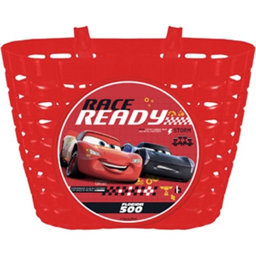 Bicycle Basket on Handlebar BONIN Cars, Red, Plastic