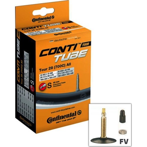 Bicycle Tube Continental Light, 700x18/25C (18/25-622/630) FV 42mm