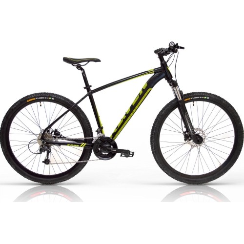 Bicycle Raven Squad 29", 21G, size 19", (48cm), Black/Yellow, 2022