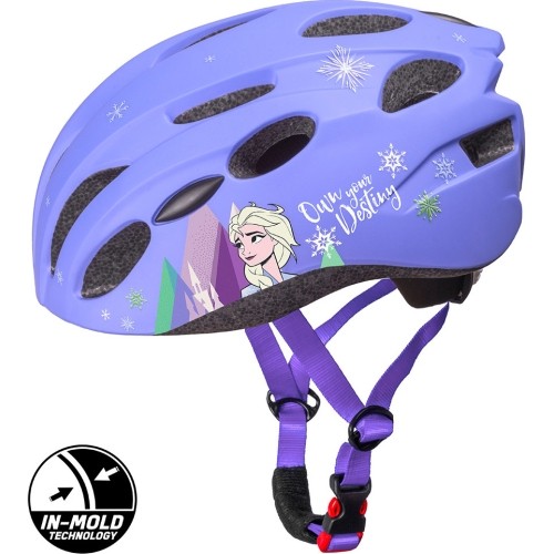 Cycling Helmet Dvirtex Frozen,  Size 52-56cm, Violet