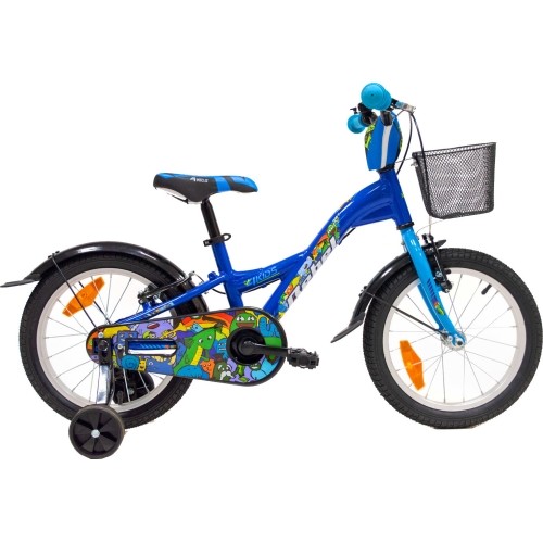 Bicycle 4KIDS Rebel 16", Size 10" (25.5 cm), Blue