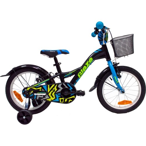 Bicycle 4KIDS Blaze 16", Size 10" (25.5 cm), Black