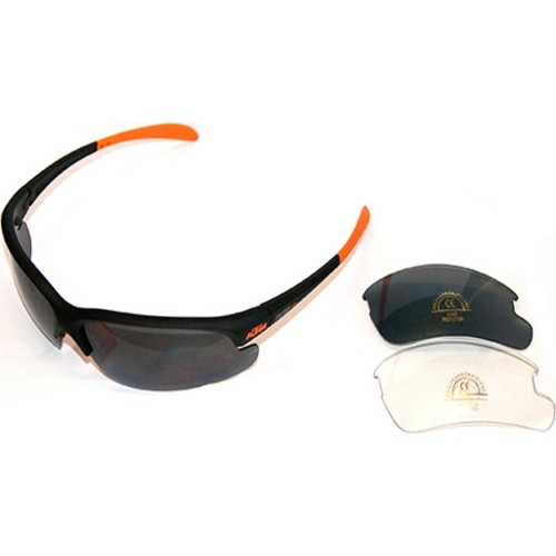 Sunglasses KTM FL, Black-Orange, Polarized, UV 400