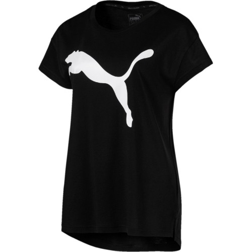 Puma Palaidinė Active Logo Tee Cotton Black