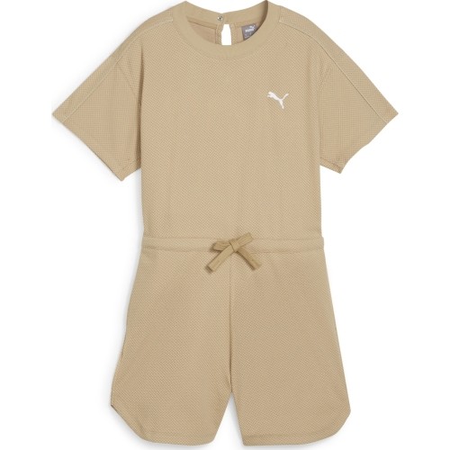 Puma Vientisas Sportinis Kostiumėlis Moterims Her Short Jumpsuit Cream 677891 83