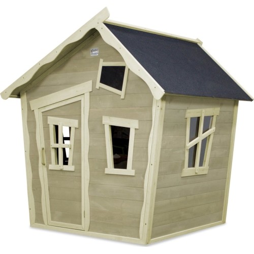 EXIT Crooky 100 wooden playhouse - grey-beige